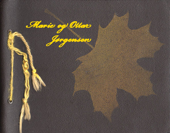 ..Gamle album: Marie og Ottar Jørgensen (gf).